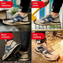 Load image into Gallery viewer, Summer Breathable Safety Shoes For Men