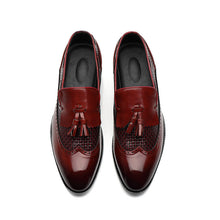 Load image into Gallery viewer, Plus cashmere Business Leather Shoes Men