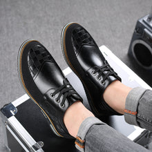 Load image into Gallery viewer, Fashion British plus size shoes men