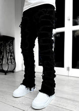 Load image into Gallery viewer, Men's Patchwork Creative Tassels Decoration Straight Denim Jean