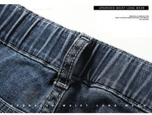 Load image into Gallery viewer, Summer New Men's Thin Jeans Elastic Waist Loose Straight Comfortable Casual Denim Pants Brand Trousers Plus Size 42 44 46