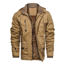 Load image into Gallery viewer, Fashionable Extra-thick Fleece-lined Men's Work Jacket