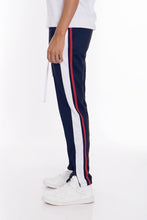 Load image into Gallery viewer, STRIPES TRICOT TAPERED PANTS
