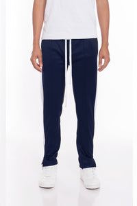 STRIPES TRICOT TAPERED PANTS