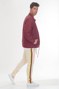 RASTA TAPED TRACK PANTS