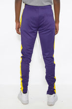 Load image into Gallery viewer, SLIM FIT SINGLE STRIPE TRACK PANT
