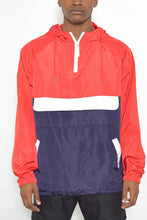 Load image into Gallery viewer, Color Block Anorak Jacket Pullover Windbreaker

