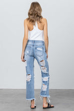 Load image into Gallery viewer, HEAVY DESTROYED STRAIGHT JEANS
