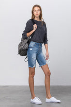 Load image into Gallery viewer, HIGH RISE BERMUDA MIDI SHORTS
