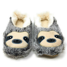 Load image into Gallery viewer, Sloth Steps - Women's House Cozy Animal Slippers
