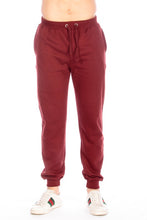 Load image into Gallery viewer, Fleece Sweatpants Burgundy
