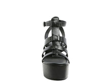 Load image into Gallery viewer, RAG&amp;CO WINDRUSH CAGE WEDGE LEATHER SANDAL
