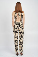 Load image into Gallery viewer, FLORAL HALTERNECK JUMPSUIT WITH OPEN BACK
