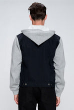 Load image into Gallery viewer, Men&#39;s Denim Jacket with Fleece Hoodies
