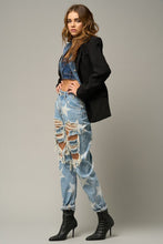 Load image into Gallery viewer, STAR PRINT SLOUCH JEANS
