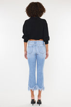 Load image into Gallery viewer, High Rise Crop Bootcut Denim Pants
