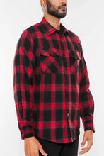 Load image into Gallery viewer, FULL PLAID CHECKERED FLANNEL LONG SLEEVE
