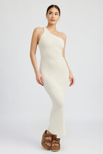 Load image into Gallery viewer, ONE SHOULDER MAXI DRESS
