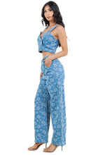 Load image into Gallery viewer, FAHION DENIM TWO PIECE PANTS SET
