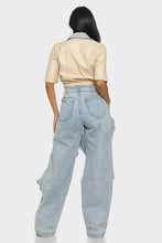 Load image into Gallery viewer, Reinvented Classic Two-Piece Denim Ensemble
