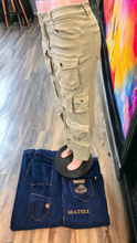 Load image into Gallery viewer, bad and boujee cargo pants
