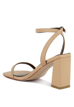 Load image into Gallery viewer, Block Heel Ankle Strap Sandals
