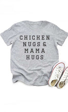 Load image into Gallery viewer, Chicken Nugs and Mama Hugs Kids Graphic Tee
