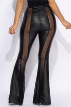 Load image into Gallery viewer, Mesh Detailed Flared Pants

