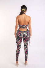 Load image into Gallery viewer, Printed Tie Detailed Jumpsuit
