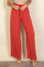 Load image into Gallery viewer, Drawstring Waist Wide Leg Minimalist Pants
