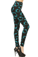 Load image into Gallery viewer, Tie Dye Rinted, Full Length, High Waisted Leggings
