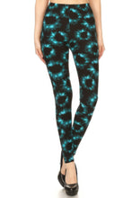 Load image into Gallery viewer, Tie Dye Rinted, Full Length, High Waisted Leggings
