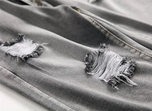 Load image into Gallery viewer, Summer Denim Shorts Men Fahsion Hole Jean Shorts Bermuda Skate Board Harem Mens Jogger Ankle Ripped Wave Knee Length Plus Size
