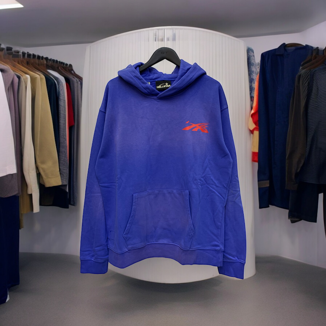 Hellstar Sports Gel Hoodie Blue