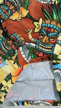 Load image into Gallery viewer, New Fashionable Summer Coconut Leaf Tribe Totem Mask Mayan Ethnic Style Digital Printed Men's Hawaii Beach Fitness Casual Shorts

