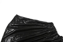 Load image into Gallery viewer, Weird Puss Silk Summer 2 Piece Set Women Strapless Bodysuit+Irregular Side Split Shirring Skirts Midnigh Clubwear Matching Suits
