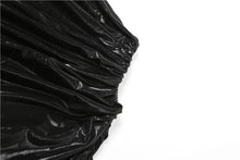 Load image into Gallery viewer, Weird Puss Silk Summer 2 Piece Set Women Strapless Bodysuit+Irregular Side Split Shirring Skirts Midnigh Clubwear Matching Suits
