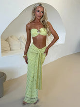 Load image into Gallery viewer, Weird Puss Elegant Women Thin Tierred See Through 2 Piece S
