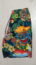 Load image into Gallery viewer, New Fashionable Summer Coconut Leaf Tribe Totem Mask Mayan Ethnic Style Digital Printed Men's Hawaii Beach Fitness Casual Shorts
