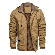 Load image into Gallery viewer, Fashionable Extra-thick Fleece-lined Men's Work Jacket
