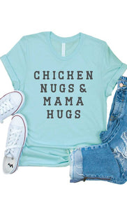 Chicken Nugs and Mama Hugs Kids Graphic Tee