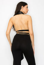 Load image into Gallery viewer, Faux Leather Top Pants Set
