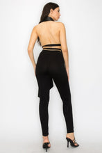 Load image into Gallery viewer, Faux Leather Top Pants Set
